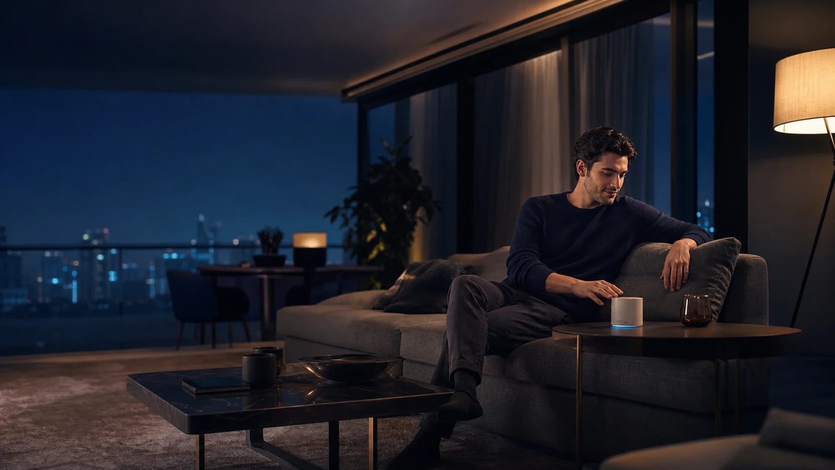 Modern technology in an everyday living space
